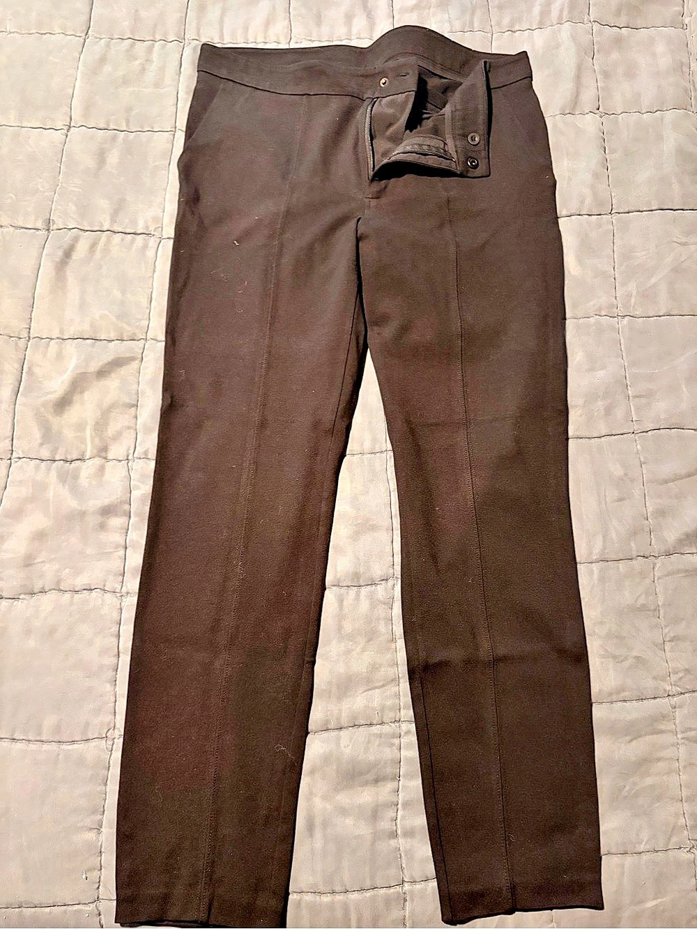 Athleta Delancey Straight Leg Pant Brown Size 2